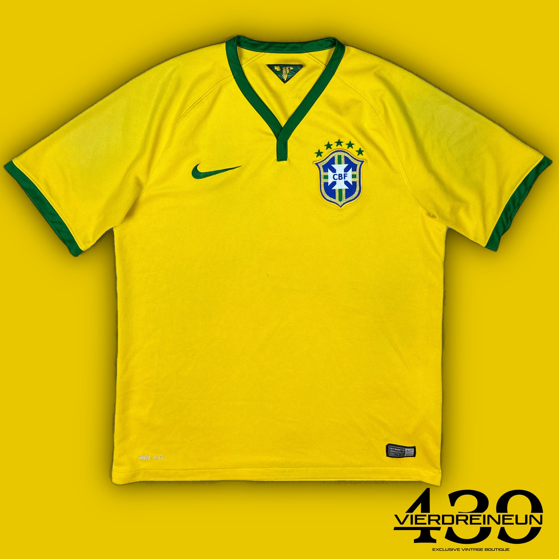 vintage Nike Brasil home jersey {M}