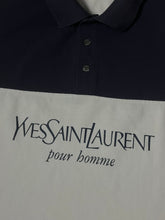 Lade das Bild in den Galerie-Viewer, vintage YSL Yves Saint Laurent spell out polo {XL}
