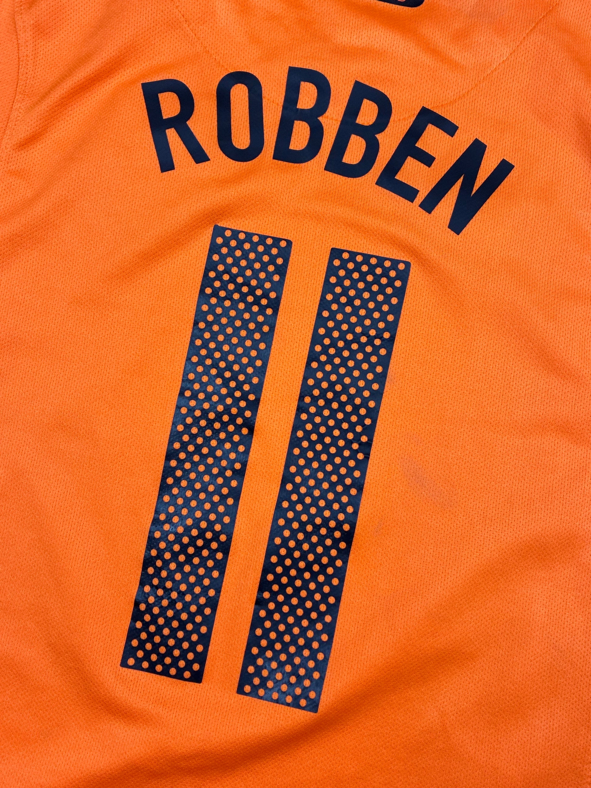 vintage Nike Netherlands ROBBEN10 home jersey {S}