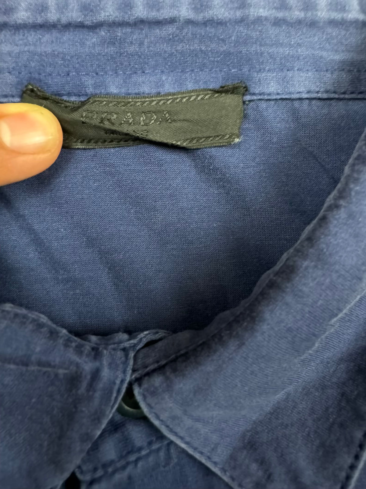 blue Prada polo {L}