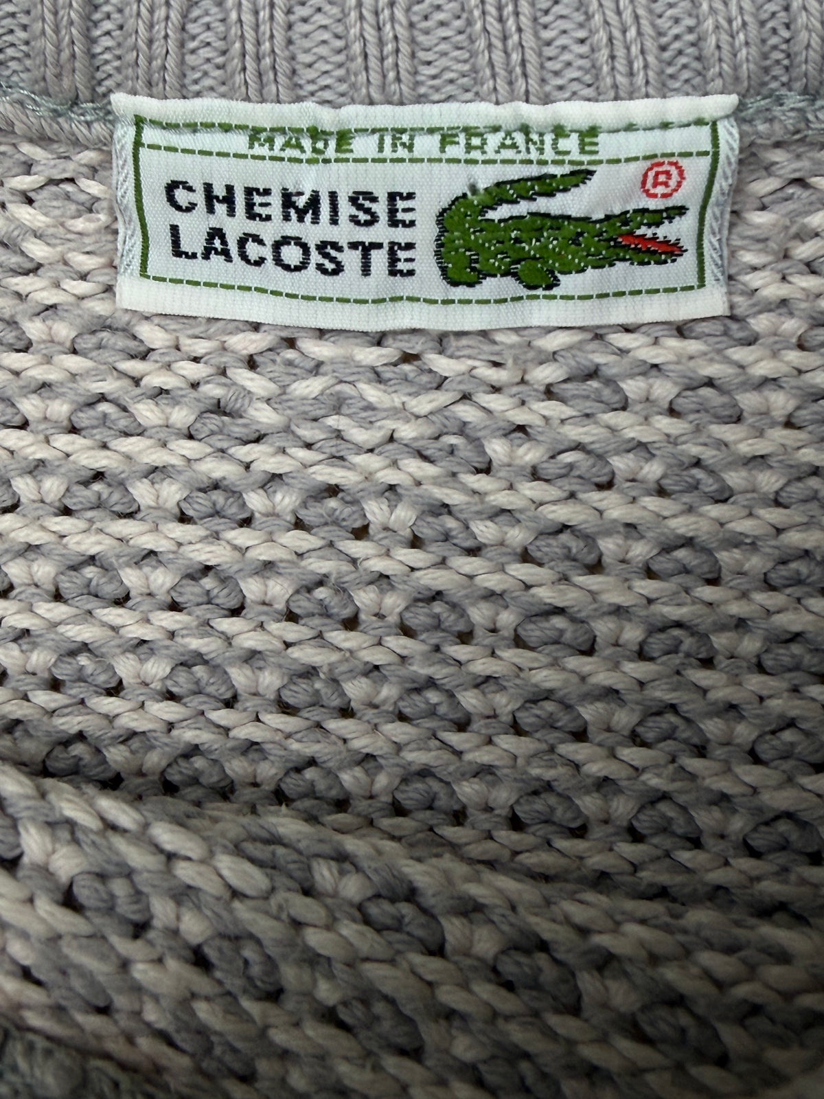 vintage Lacoste knittedsweater {M}