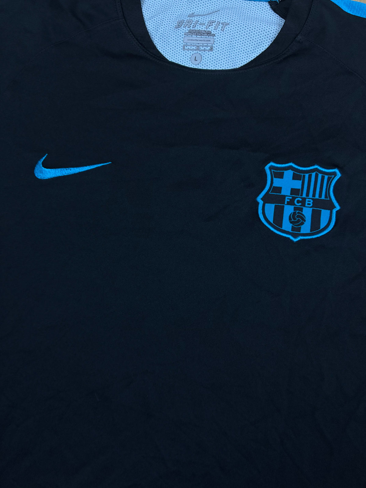 vintage Nike Fc Barcelona trainingjersey {L}
