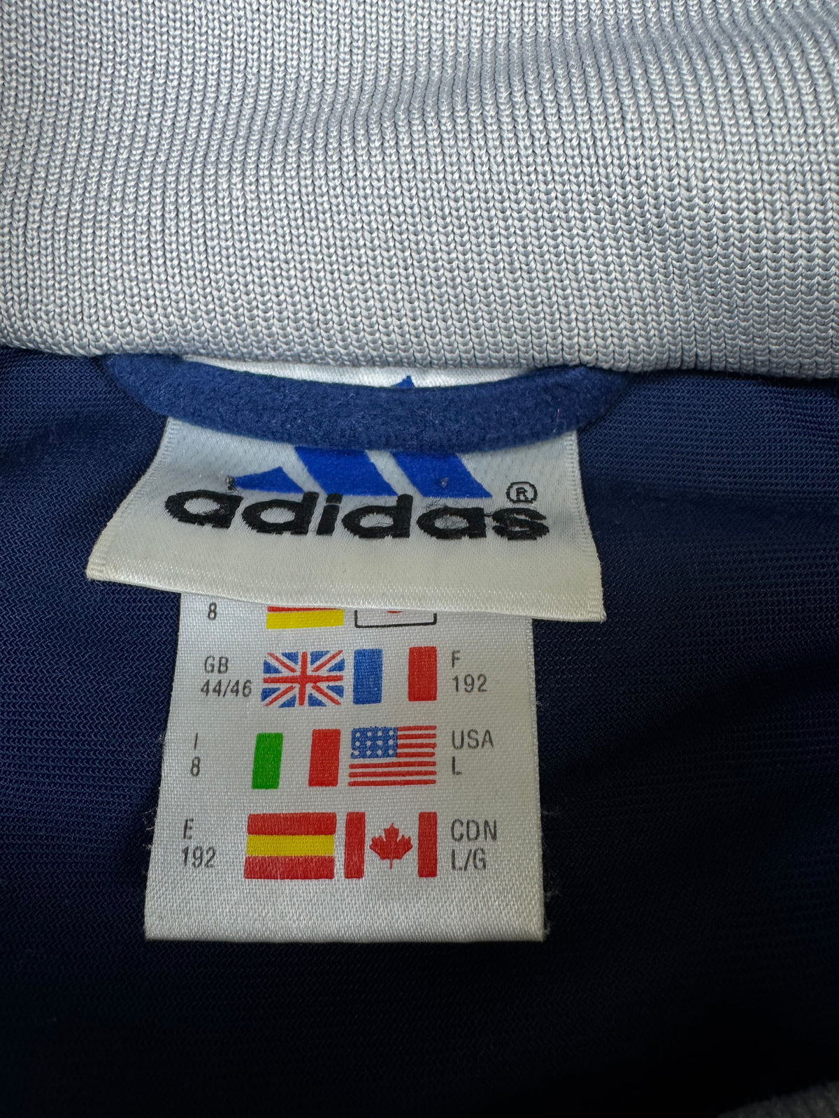 vintage Adidas Real Madrid sweatjacket {XL}