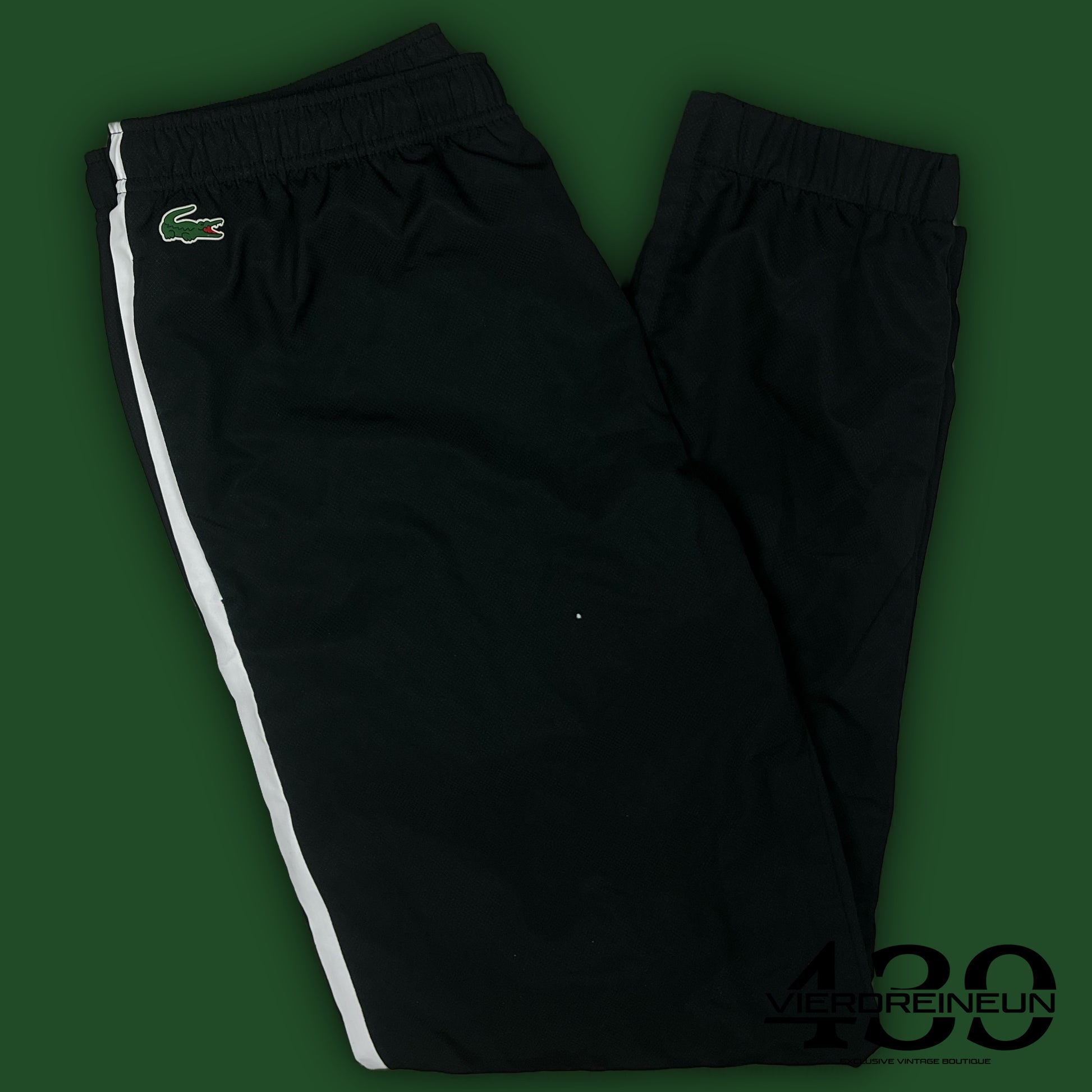 black Lacoste trackpants {S}