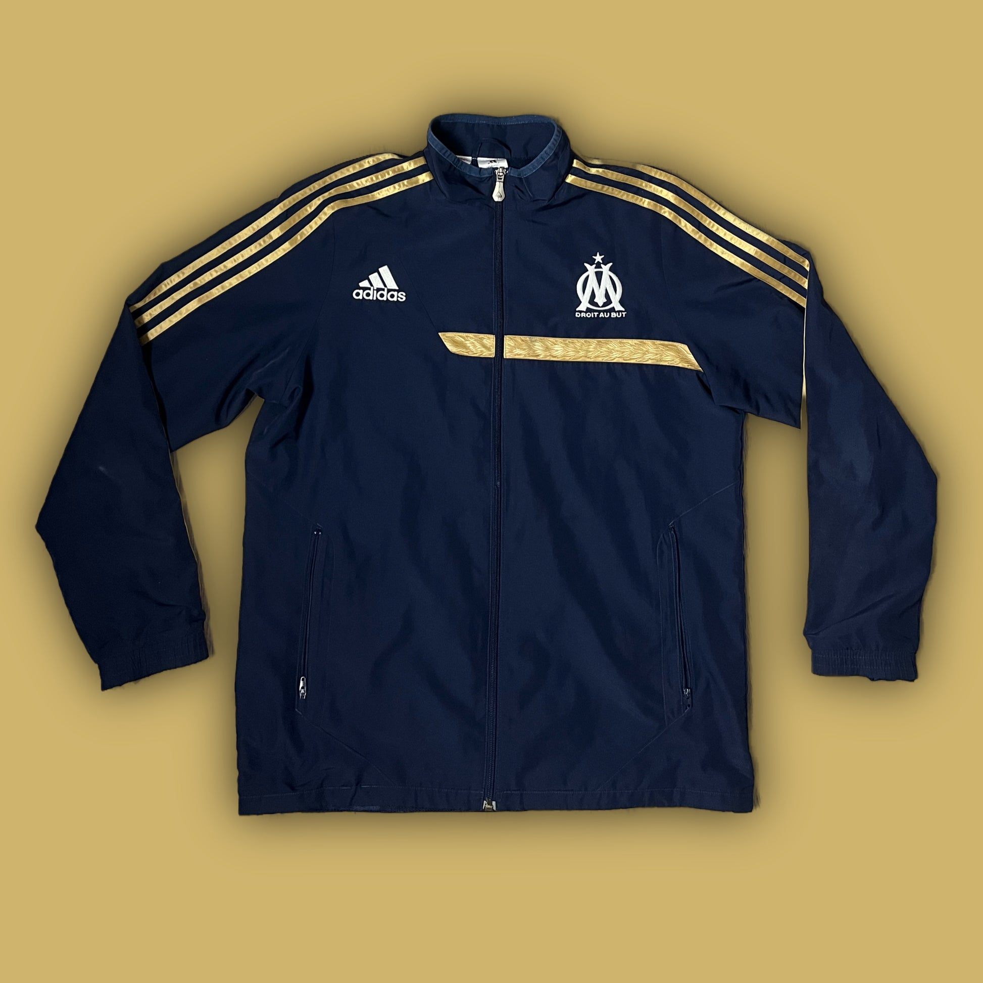 vintage Adidas Olympique Marseille windbreaker {S}