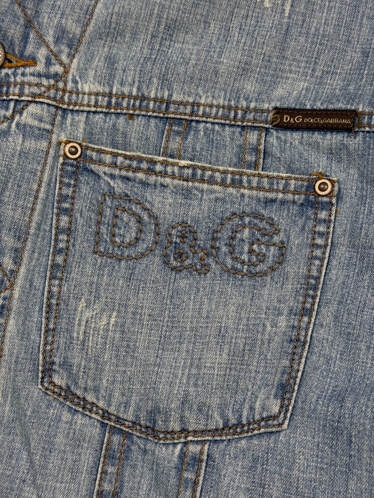 vintage Dolce & Gabbana jeansjacket {S}