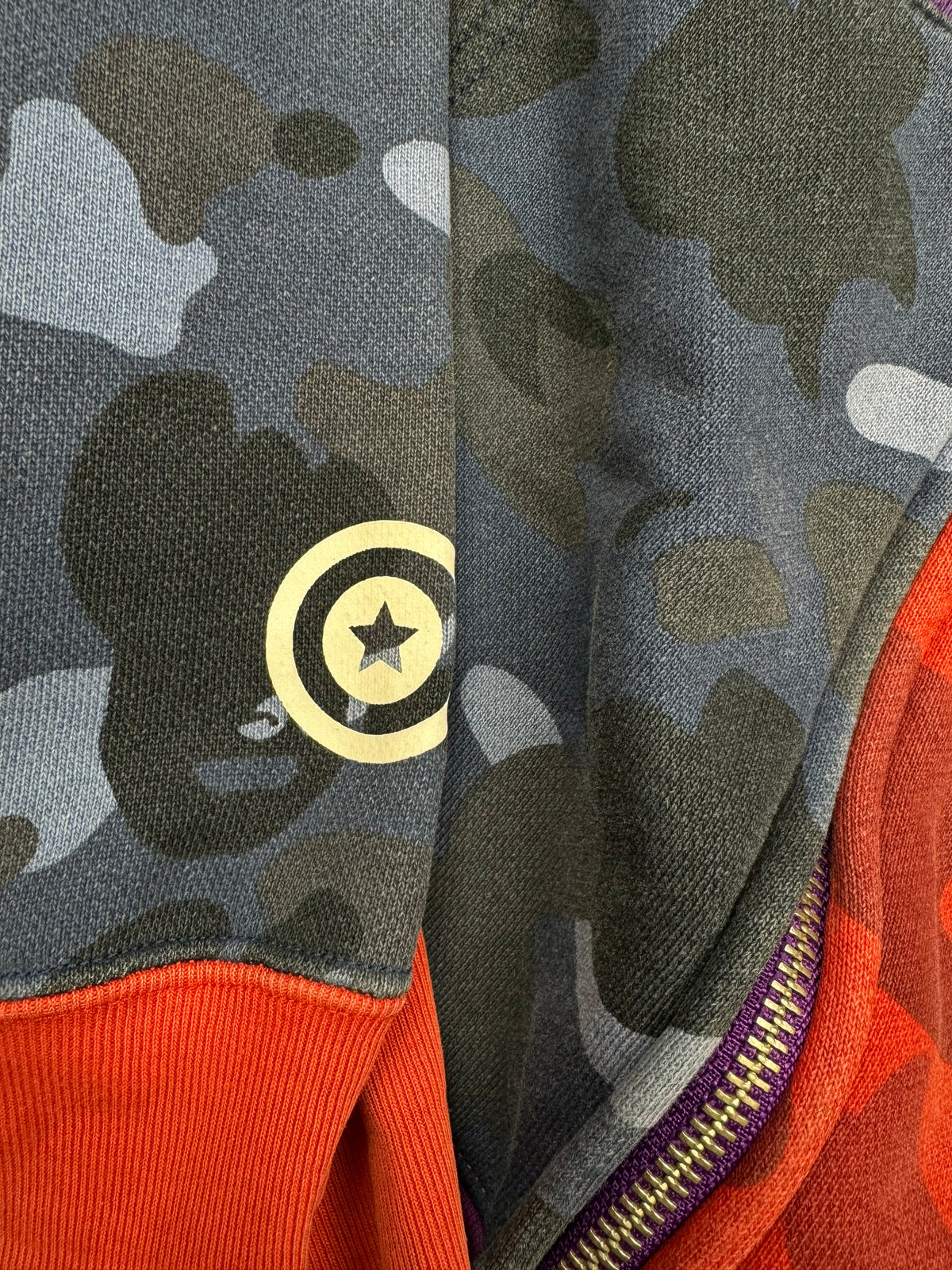 vintage BAPE a bathing ape shark fullzipper