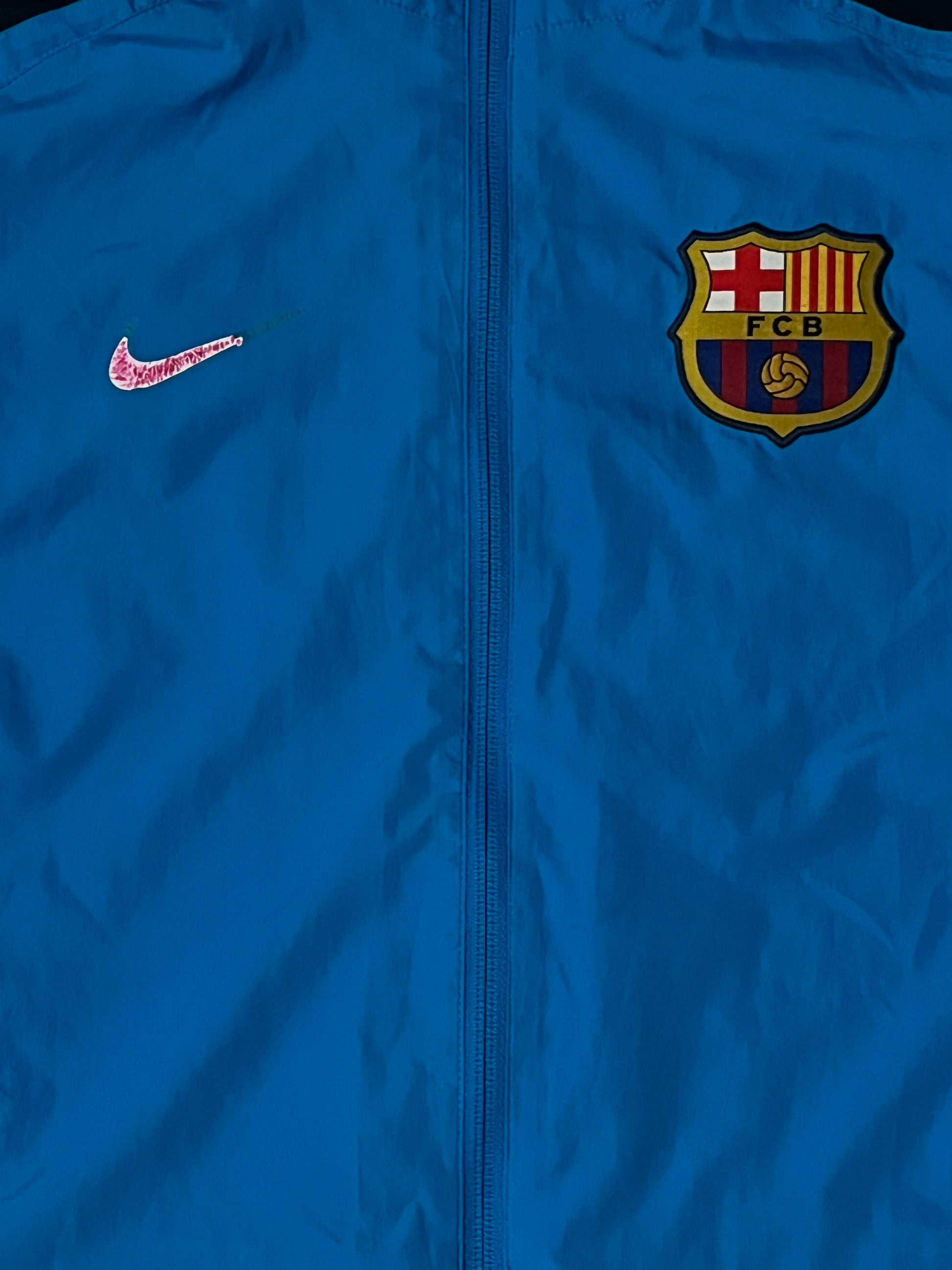 vintage Nike Fc Barcelona windbreaker {S}