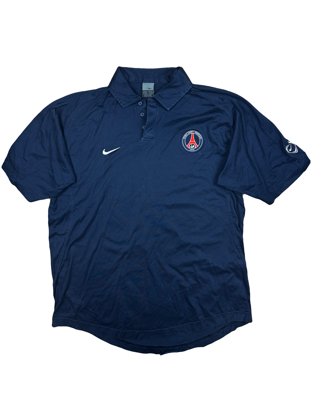 vintage Nike PSG Paris Saint Germain polo {XL}