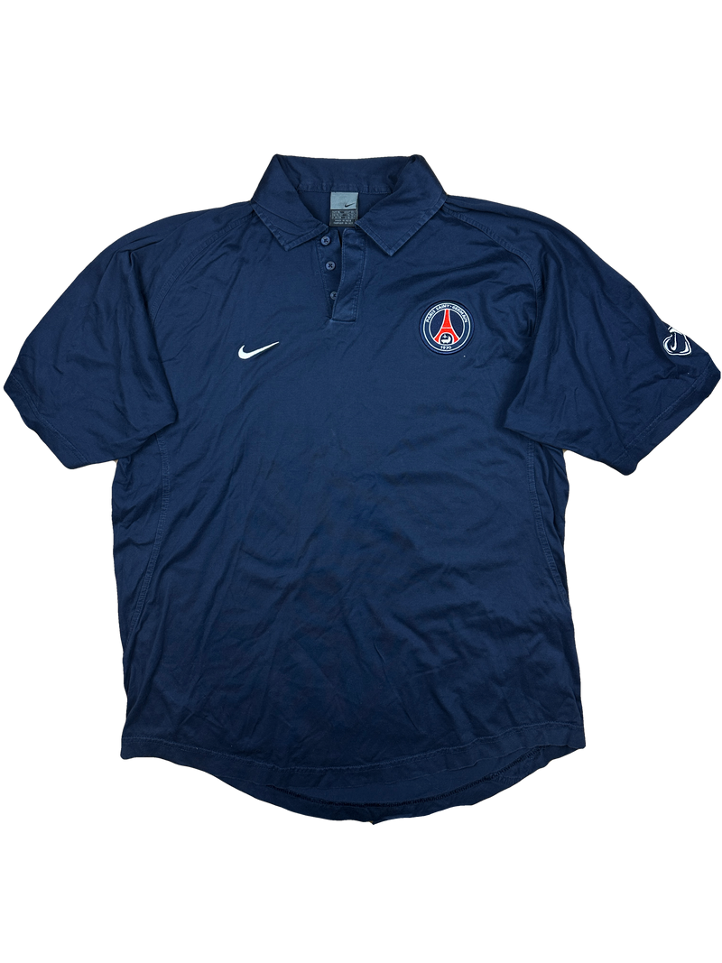 vintage Nike PSG Paris Saint Germain polo {XL}