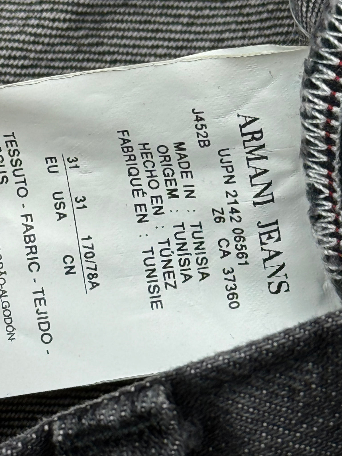 vintage Armani jeans