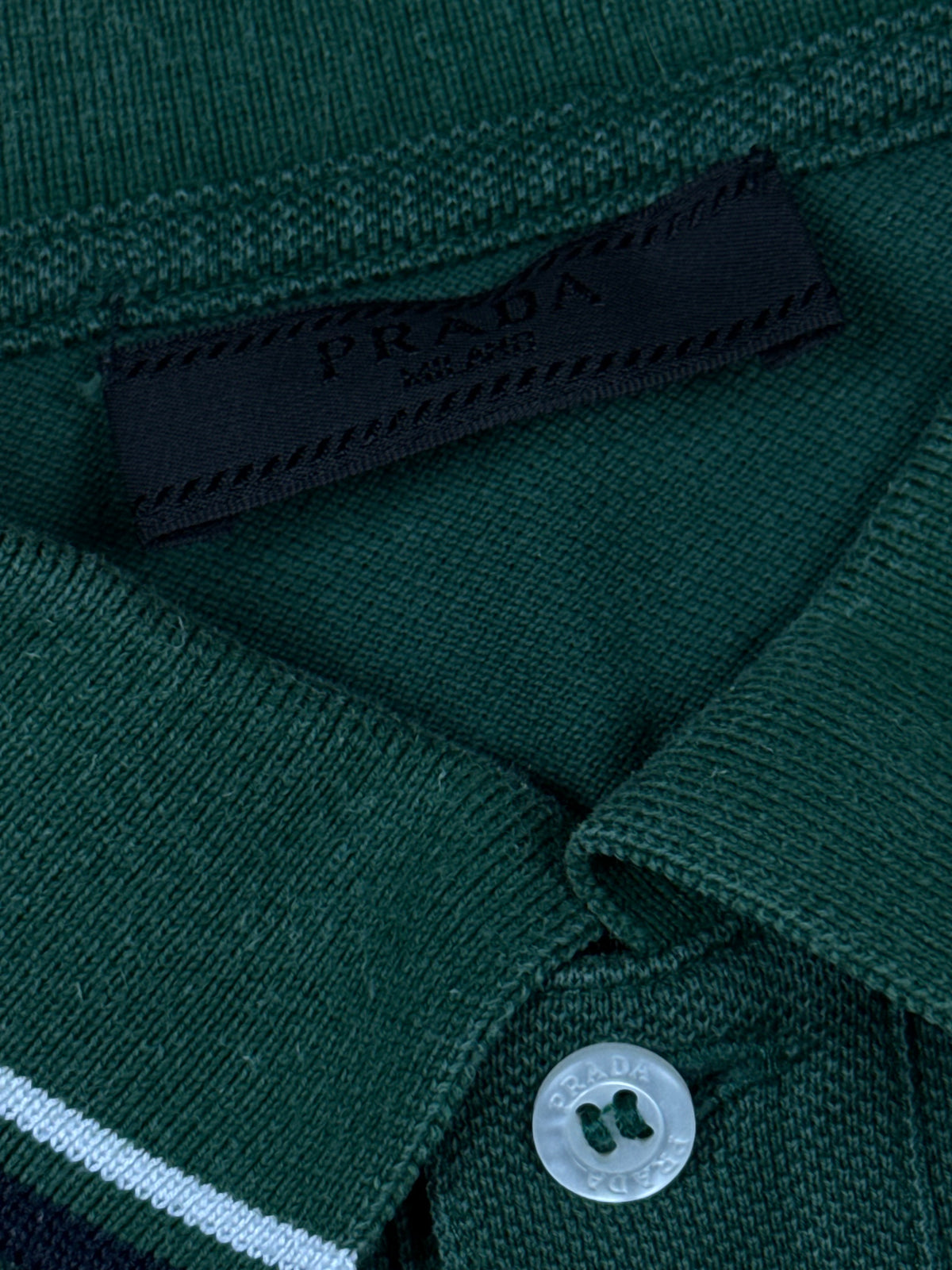 green Prada polo {S}