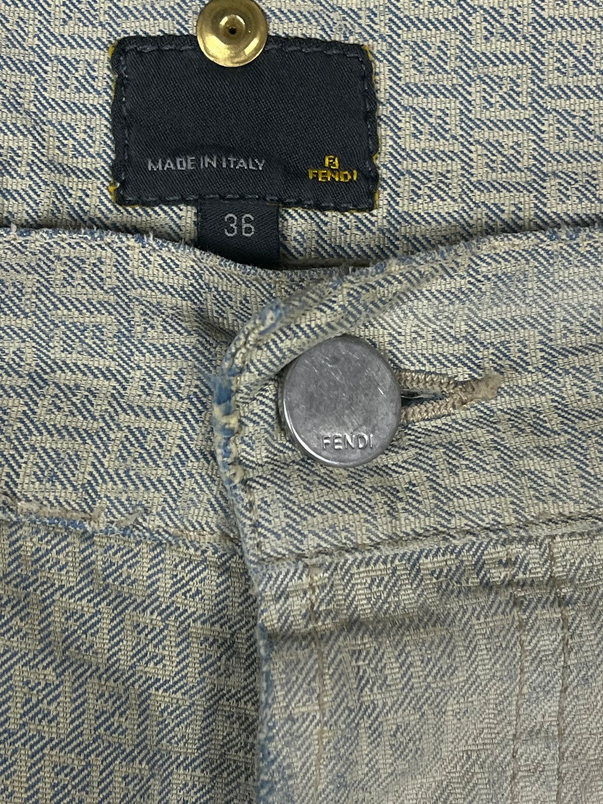 vintage Fendi monogram jeans {XL}