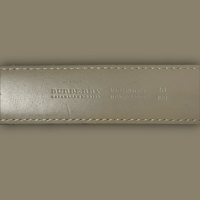 vintage Burberry belt