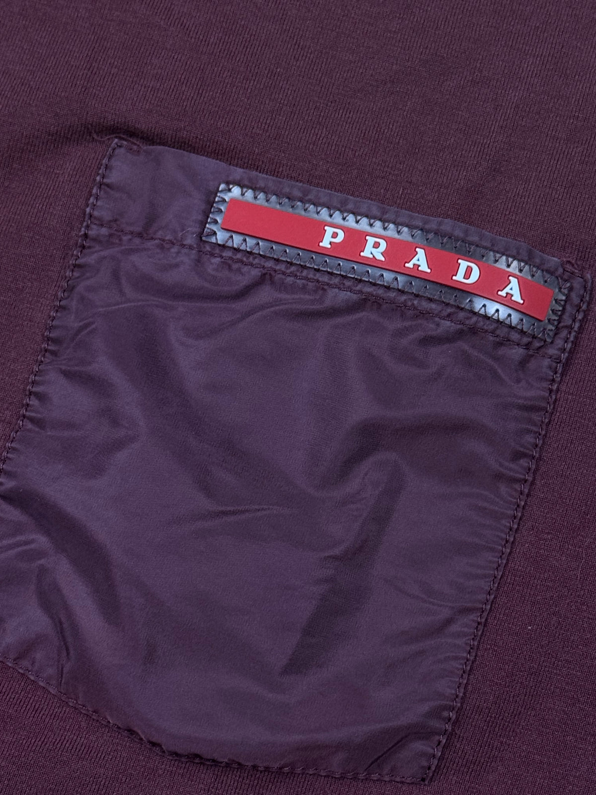 bordeaux Prada t-shirt