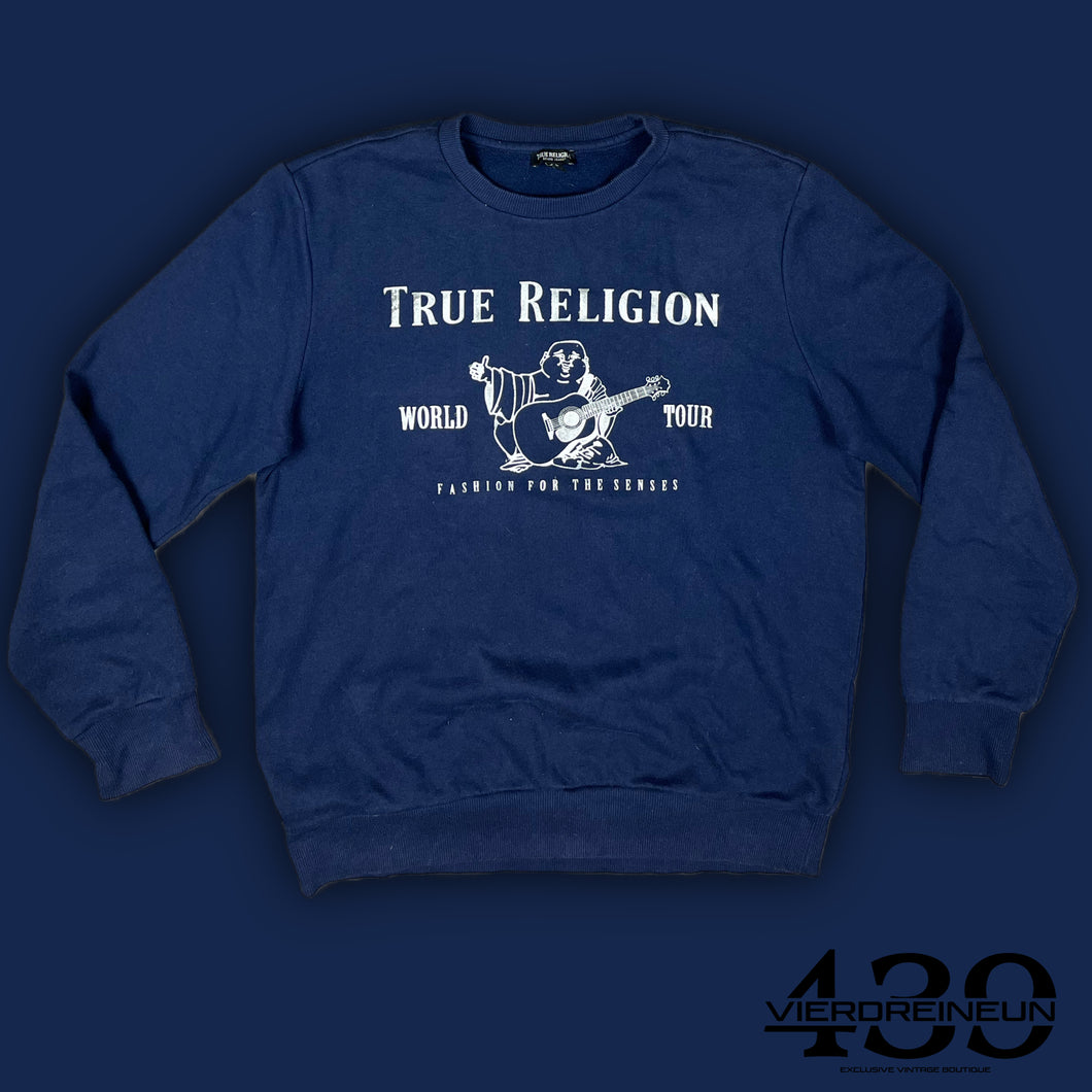 navyblue True Religion sweater {S}