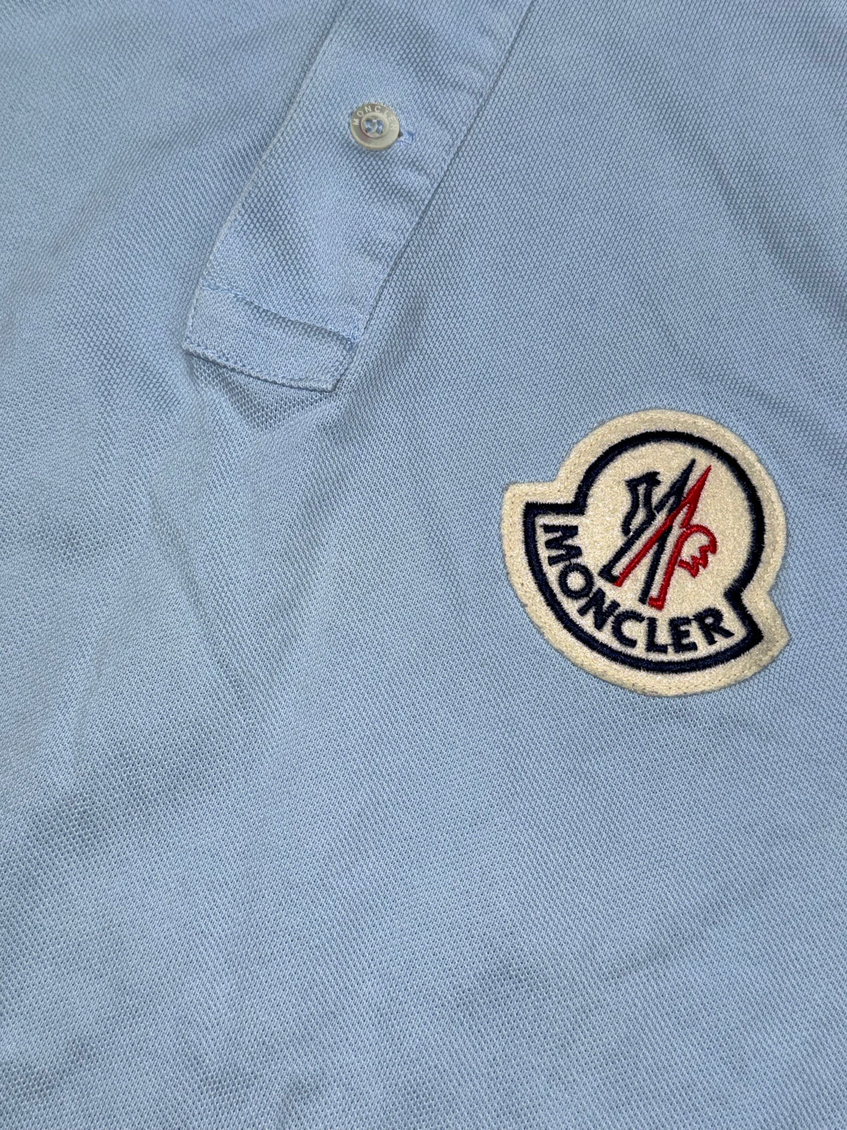 vintage babyblue Moncler polo {L}