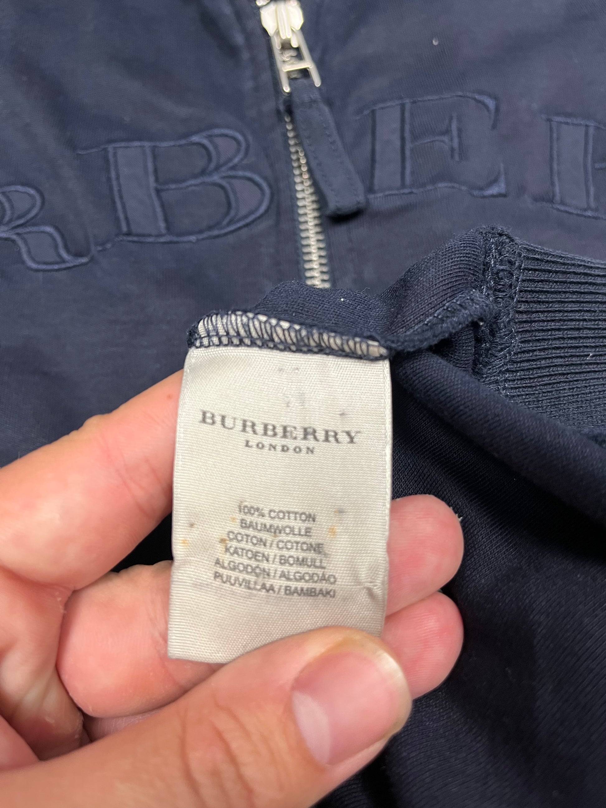 vintage Burberry sweatjacket {XL}