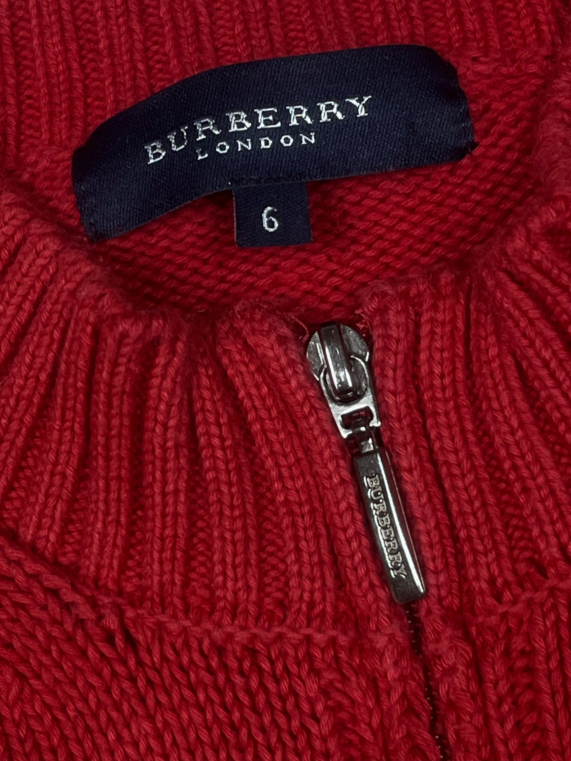 vintage Burberry sweatjacket {L}