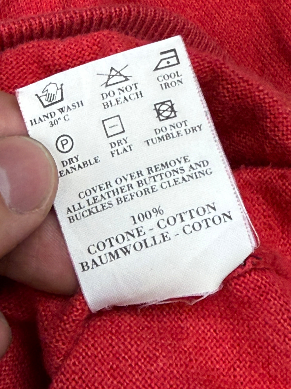 vintage Burberry knittedsweater {L}