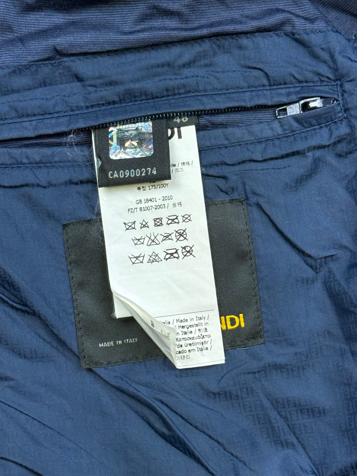 vintage Fendi mini monogram bomber