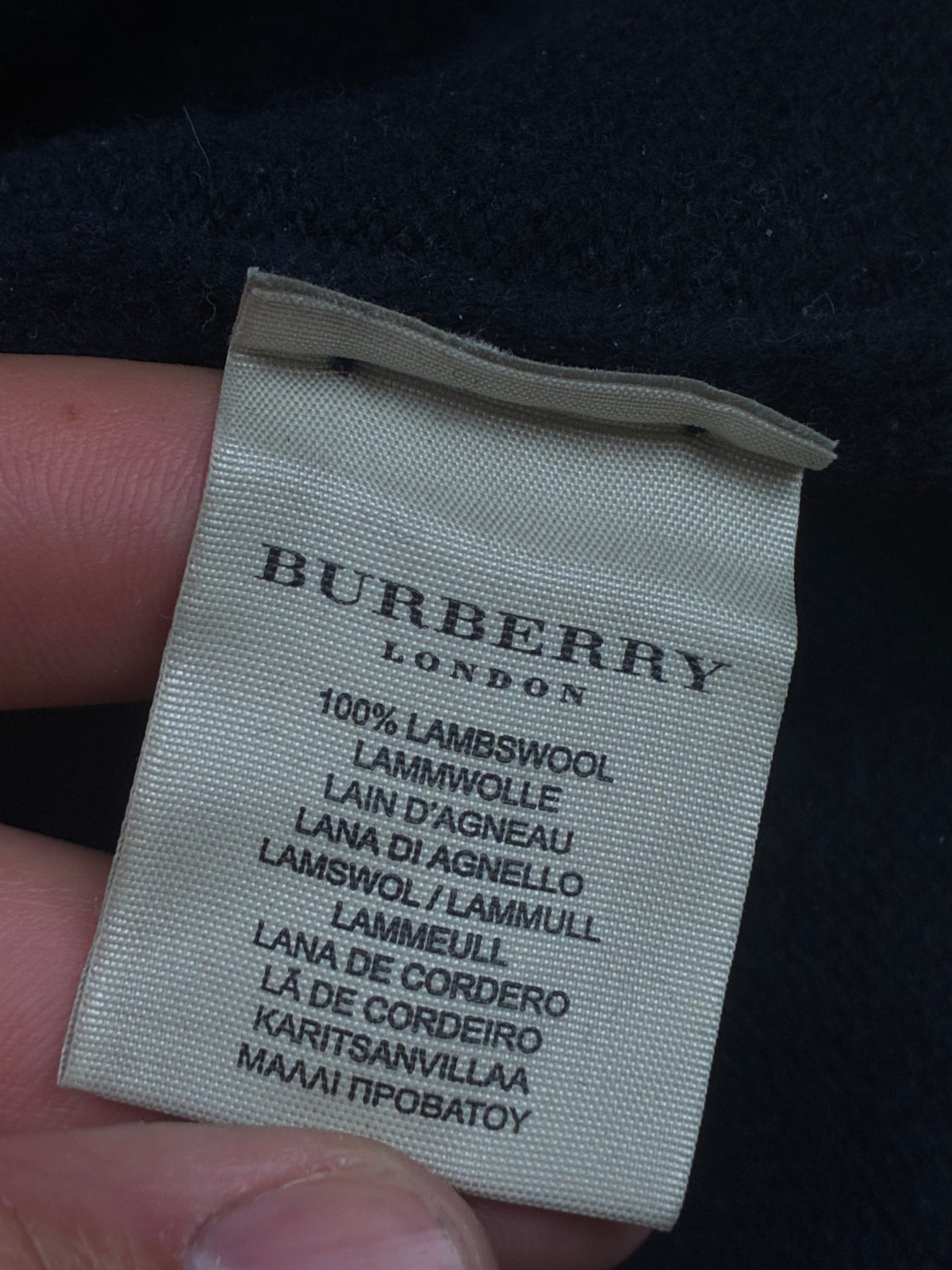 vintage Burberry quarter zip {M}