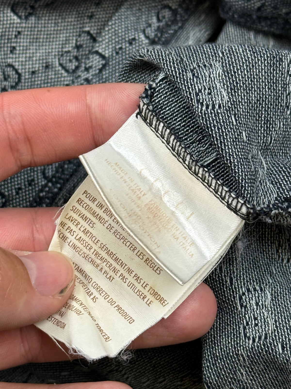 vintage Gucci monogram polo