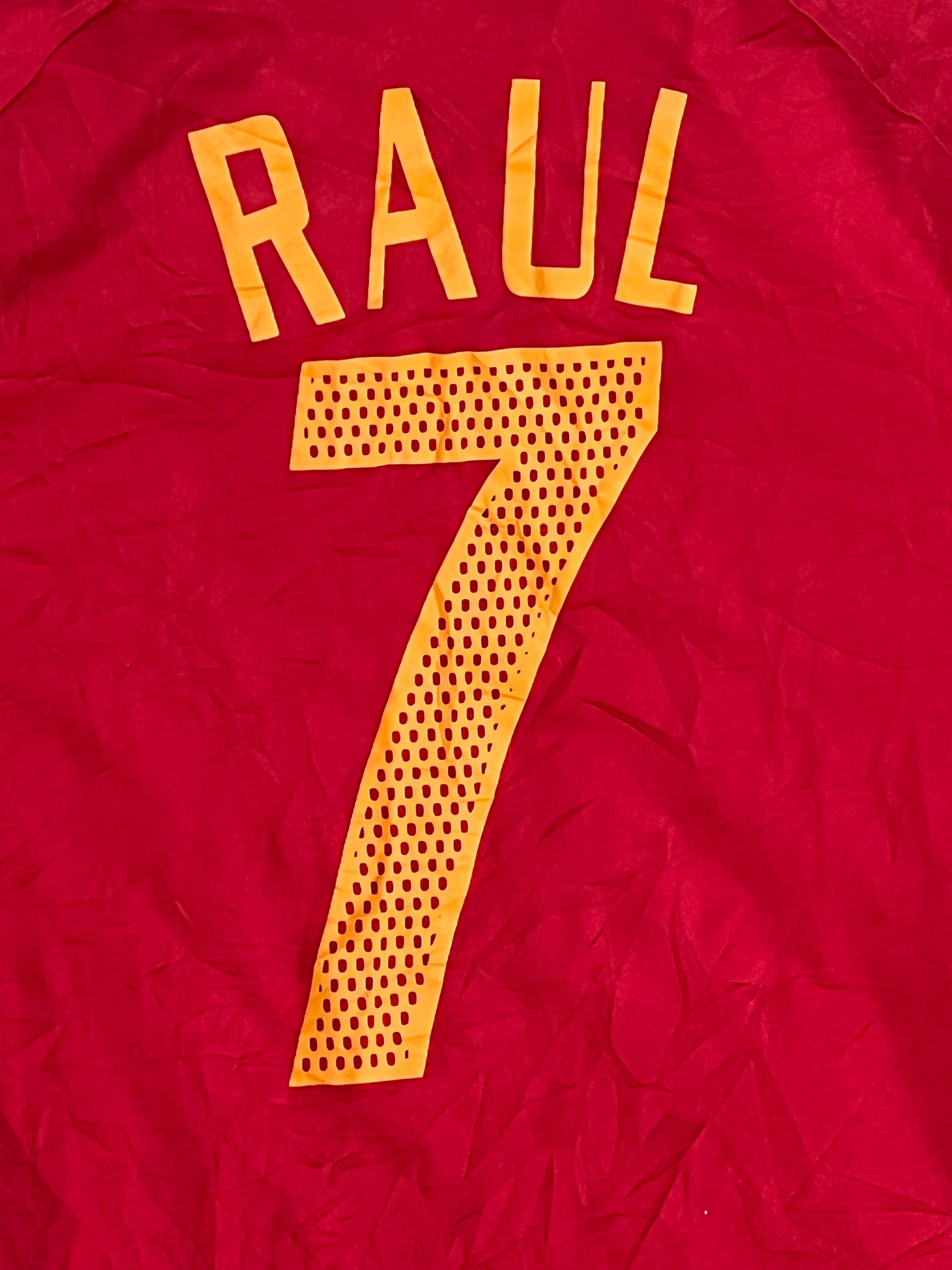 vintage Adidas Spain RAUL7 2004 home jersey {L-XL}