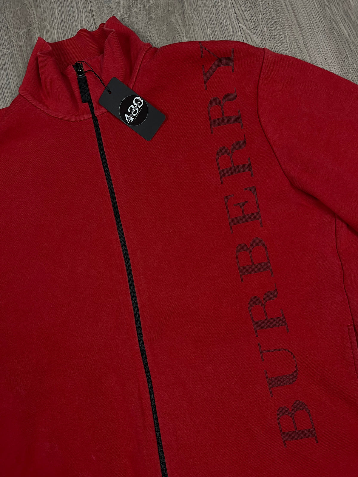 vintage Burberry Sport sweatjacket {XL}