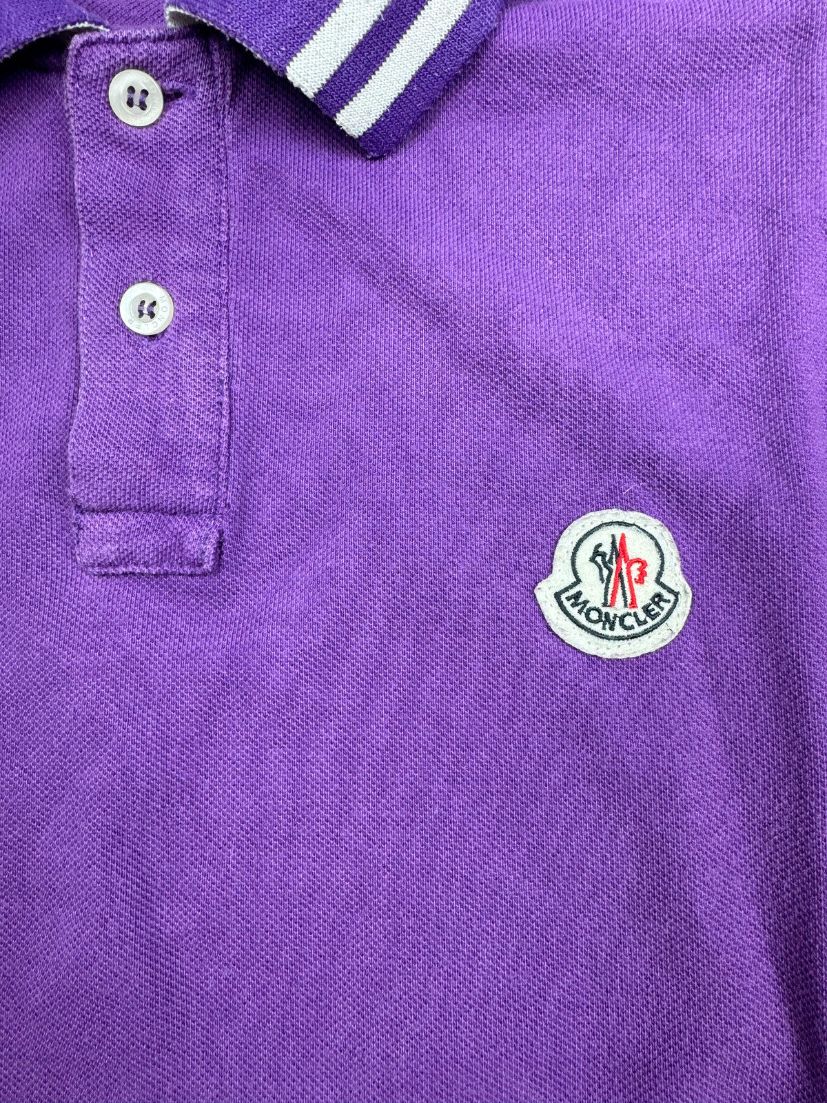 vintage purple Moncler polo {S}