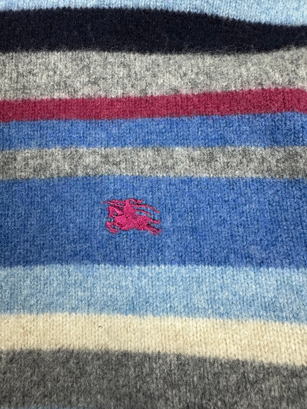 vintage Burberry quarterzip {S}