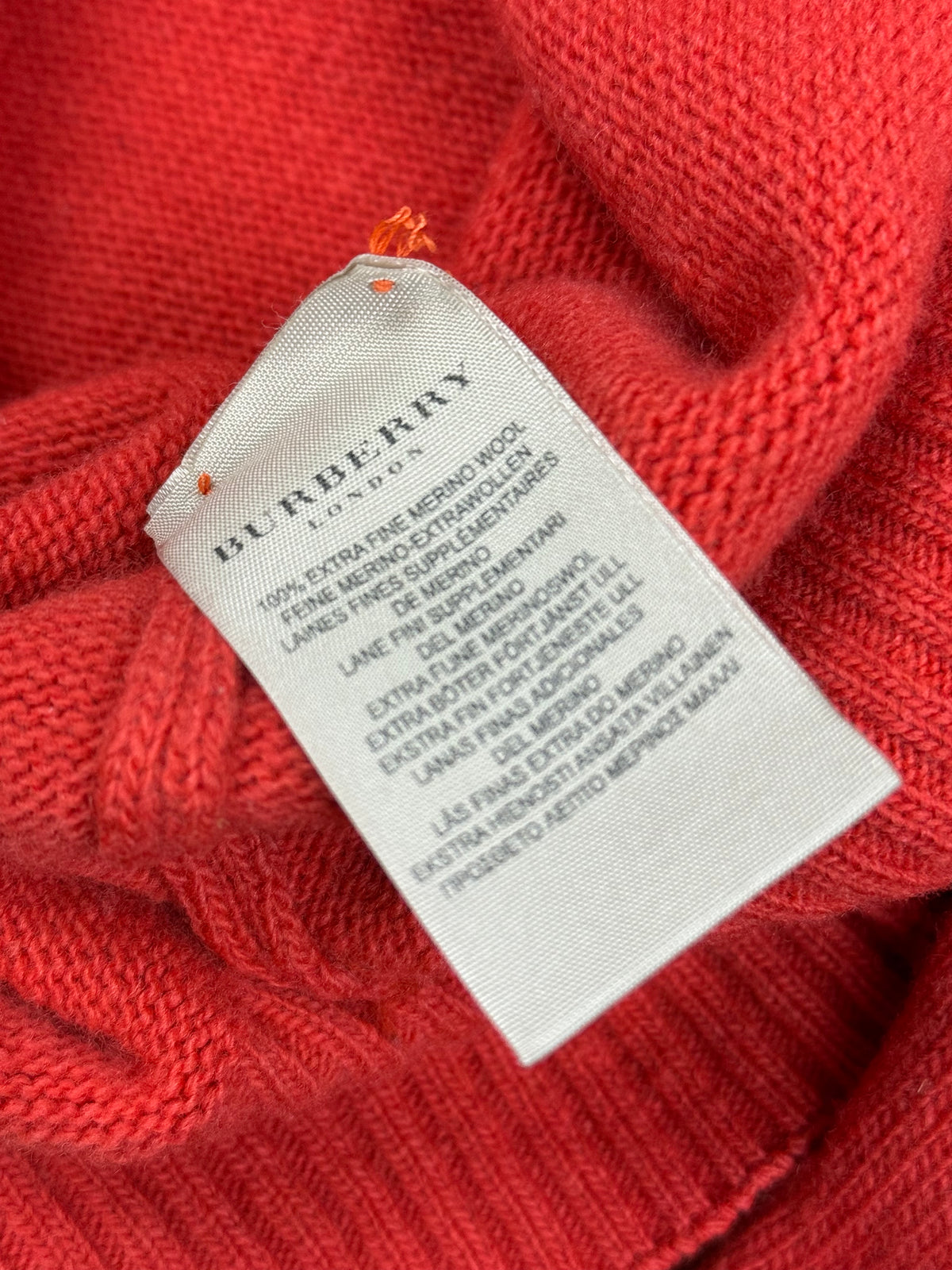 vintage Burberry quarterzip {M}
