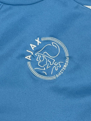 vintage babyblue Adidas Ajax Amsterdam trainingjersey {M}