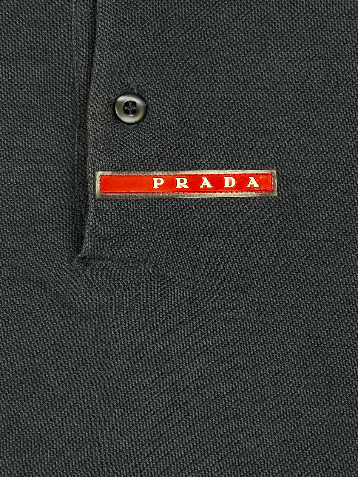 vintage navyblue Prada polo long {S}
