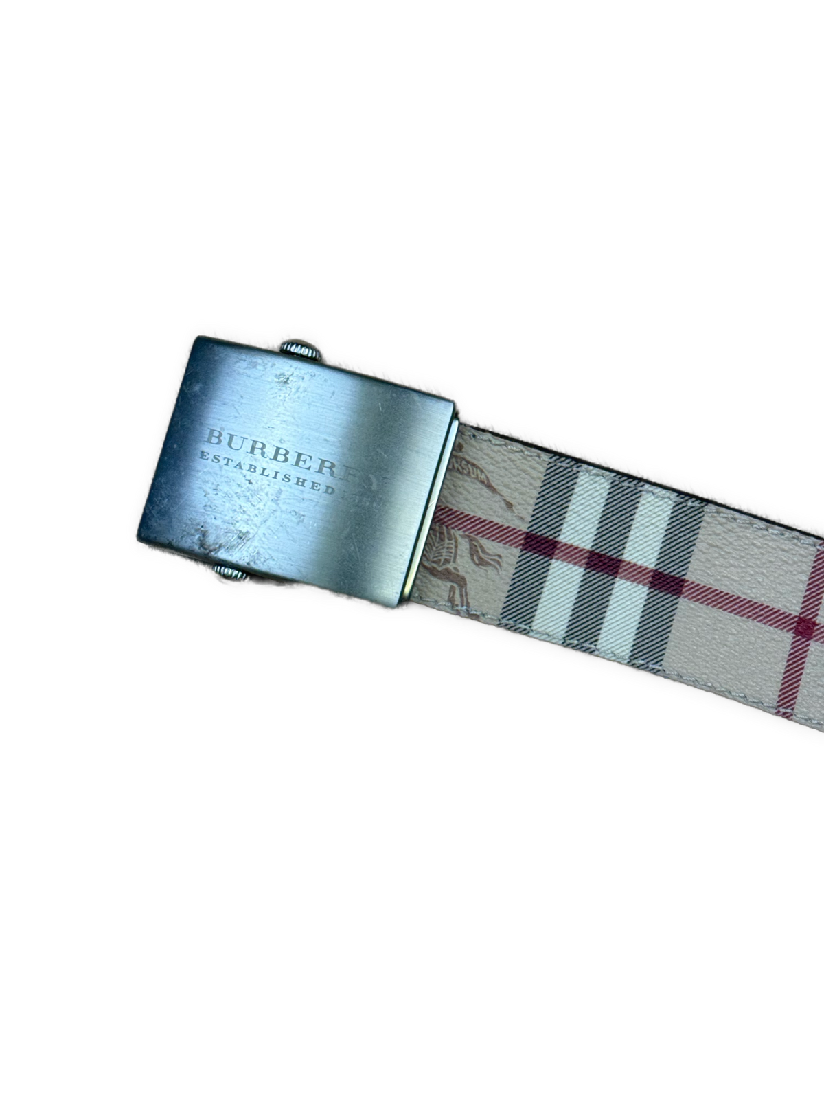 vintage Burberry belt
