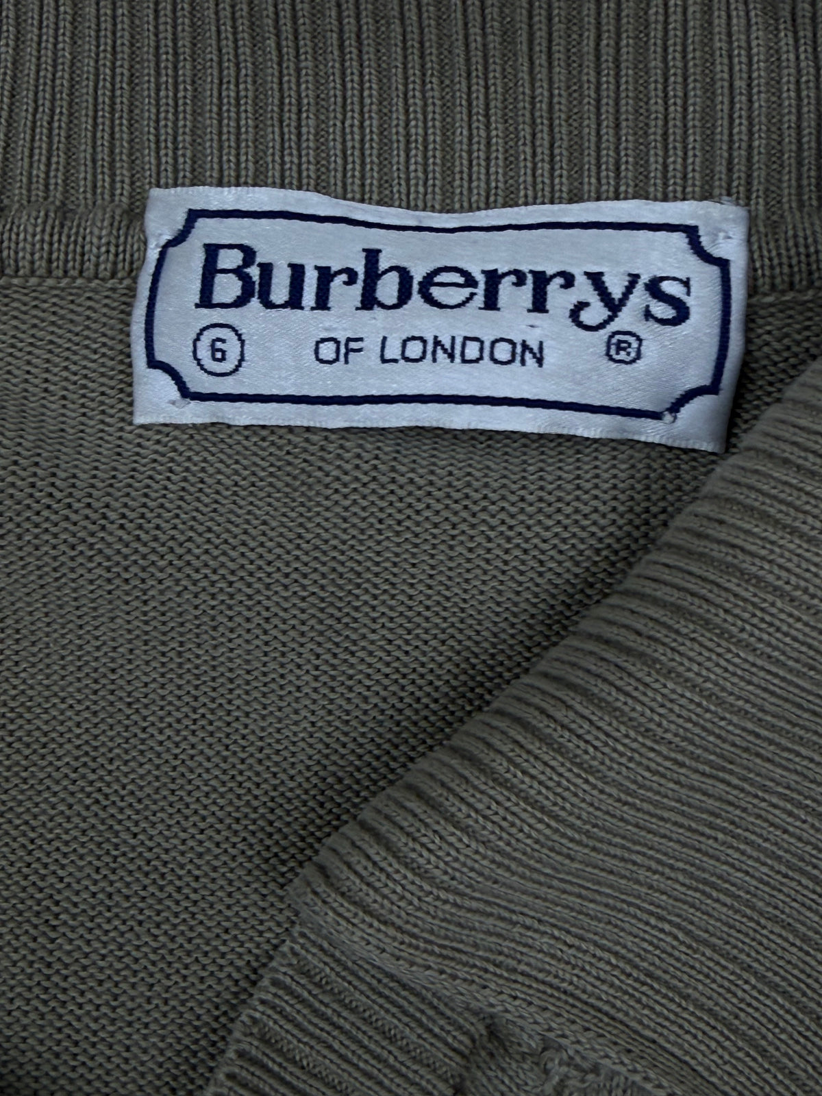 vintage Burberry polo long {L}