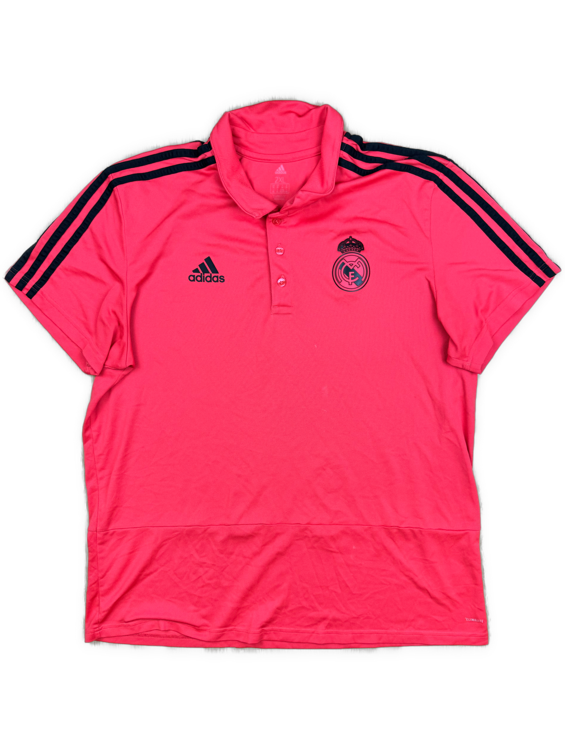 red Adidas Real Madrid polo {XL}