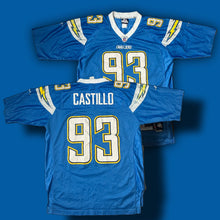 Load image into Gallery viewer, vintage Reebok CHARGERS CASTILLO93 Americanfootball jersey NFL {XL}
