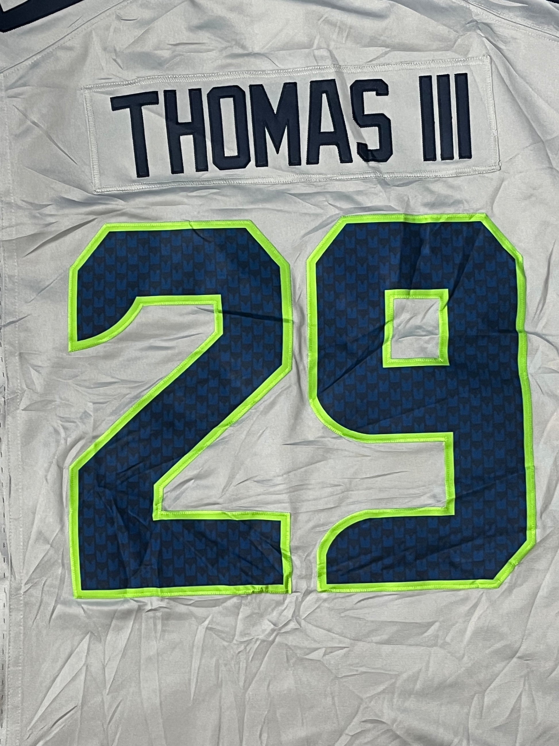 vintage Nike SEAHAWKS THOMAS29 Americanfootball jersey NFL {XL}