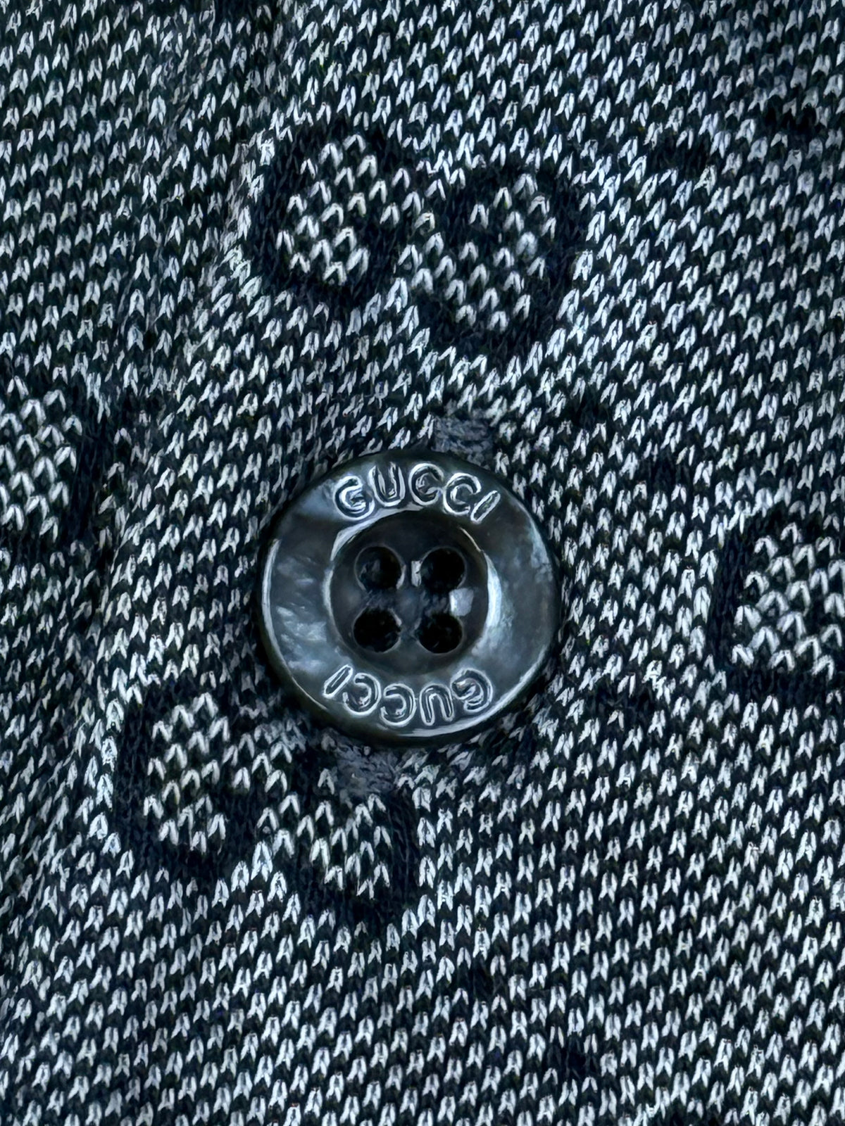 vintage Gucci monogram polo