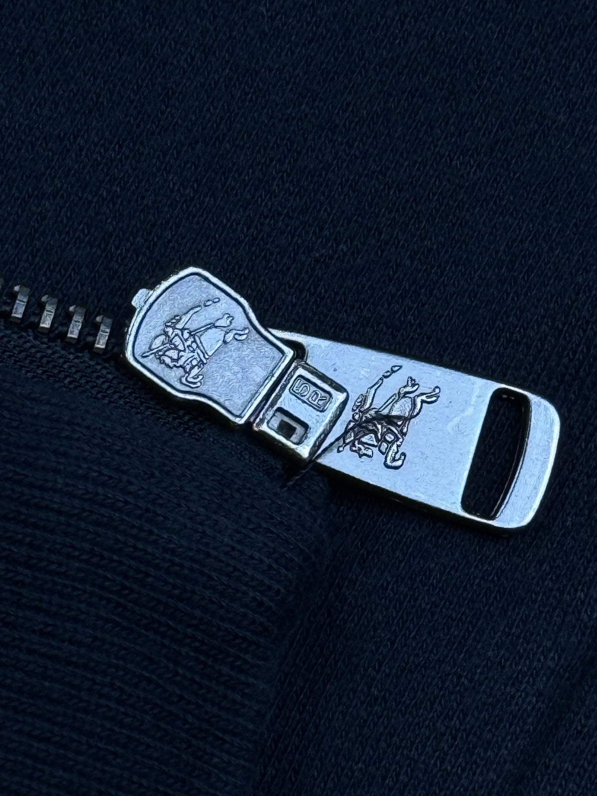 vintage navyblue Burberry sweatjacket