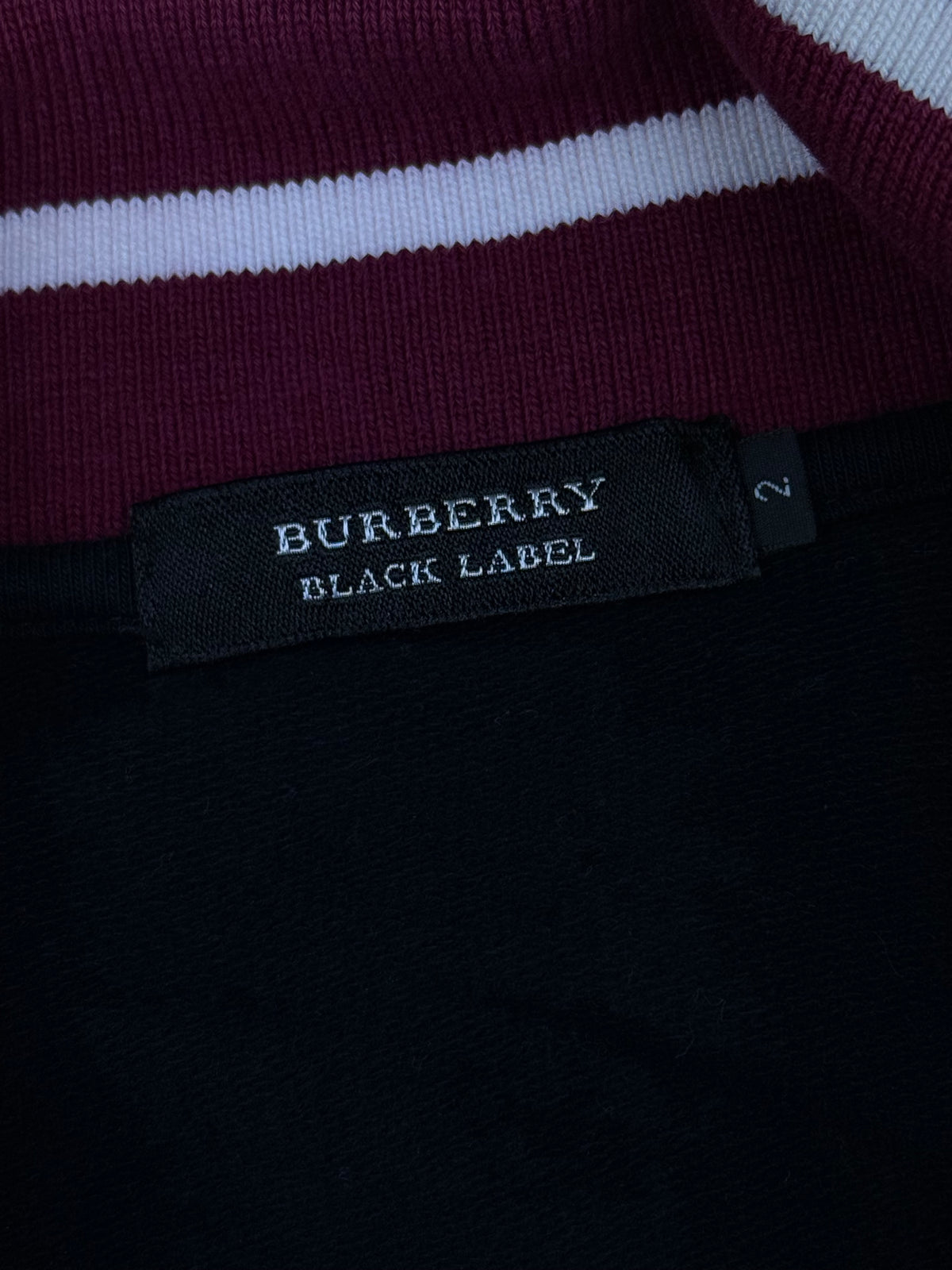vintage Burberry Black Label sweatjacket {S}