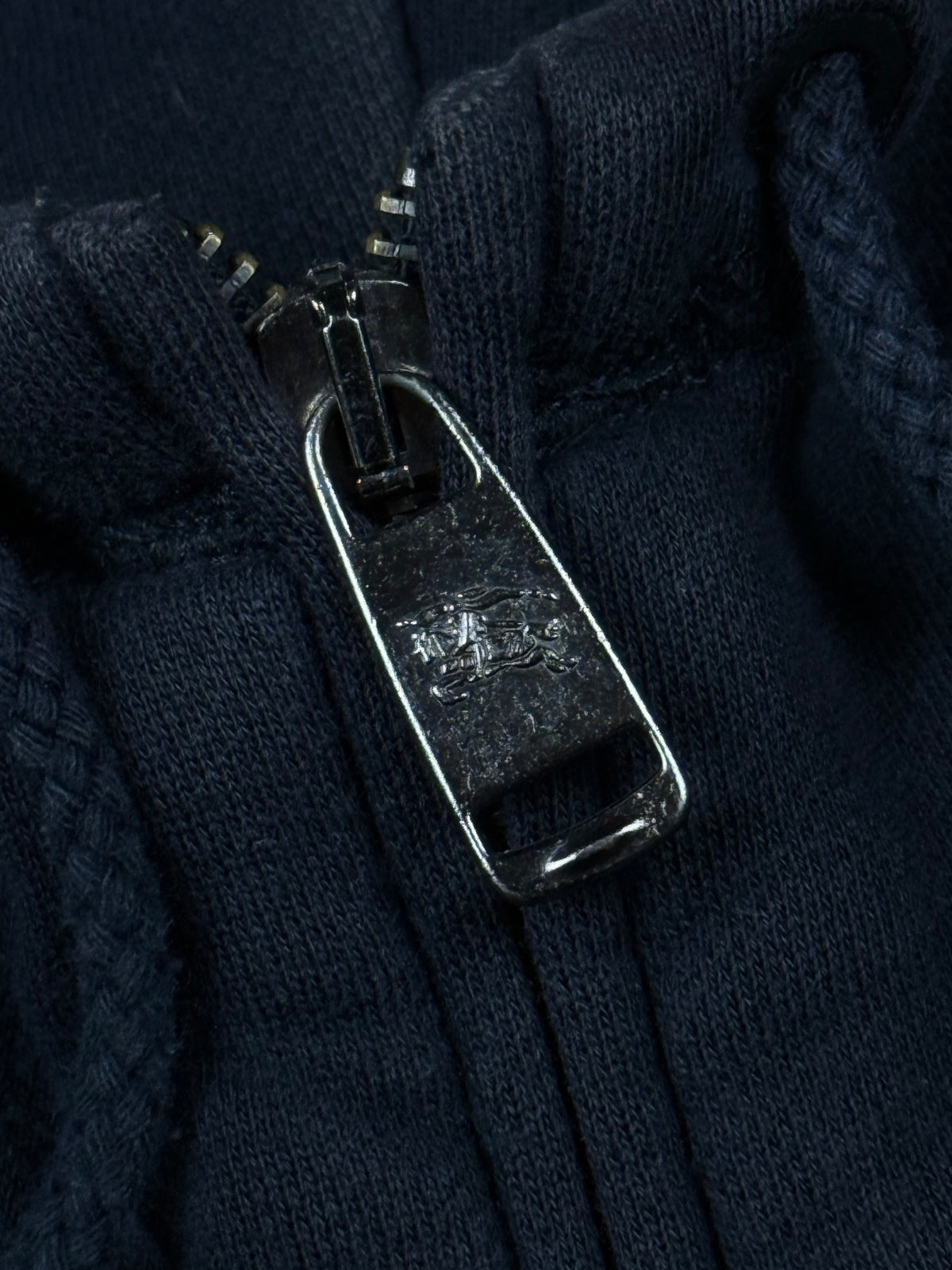 vintage navyblue Burberry sweatjacket