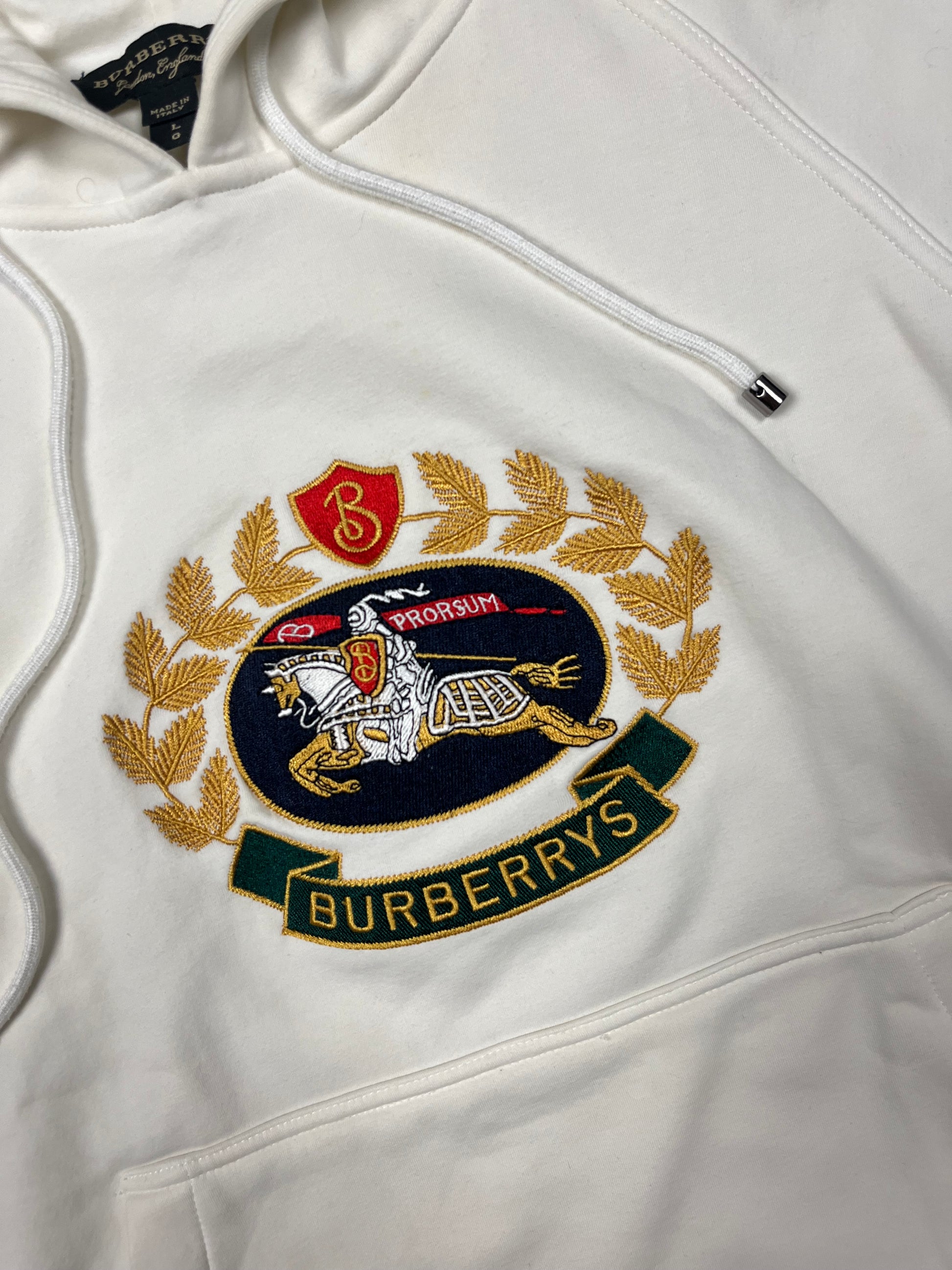 vintage Burberry hoodie {S}