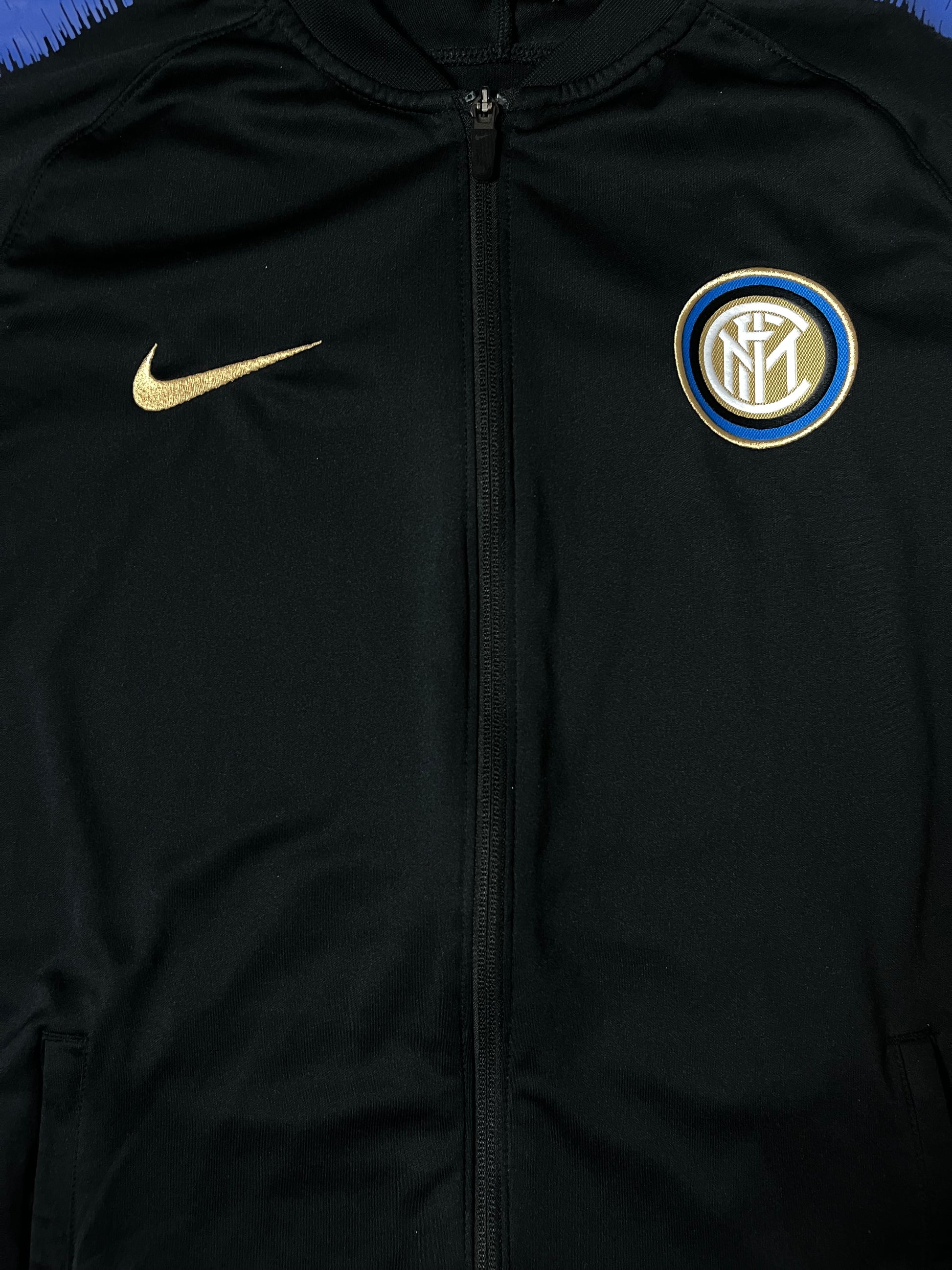 black/blue Nike Inter Milan tracksuit {M}