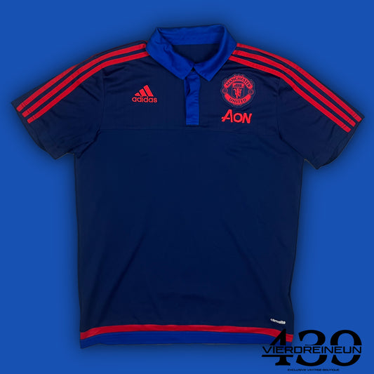 vintage Adidas Manchester United polo {M}