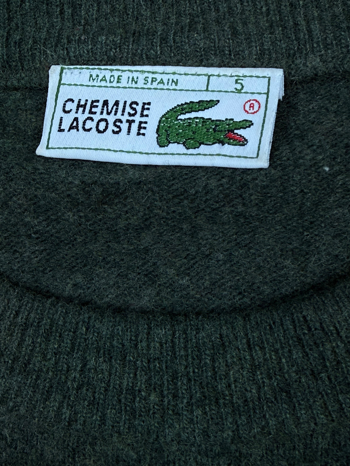 vintage Lacoste knittedsweater {S}