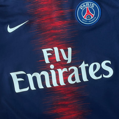 navyblue Nike PSG Paris Saint Germain MBAPPE7 2018-2019 home jersey {XS}