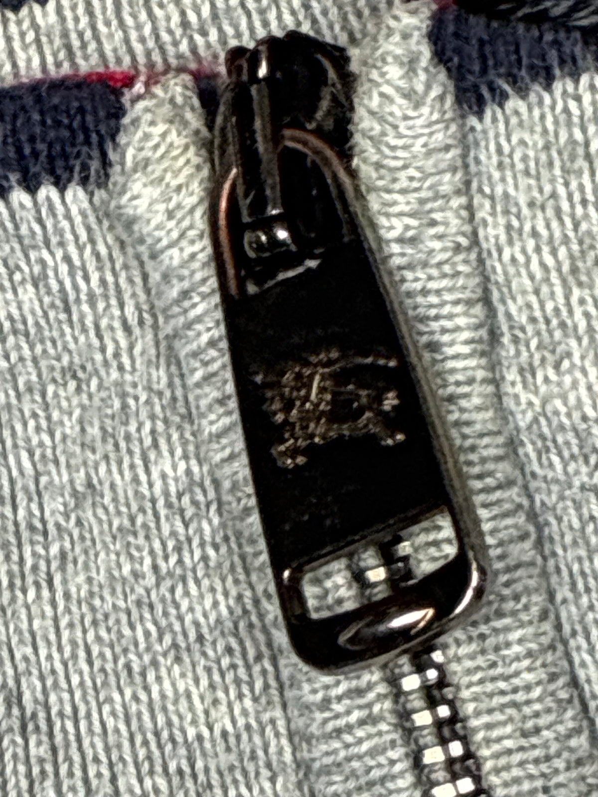 vintage Burberry halfzip {L}