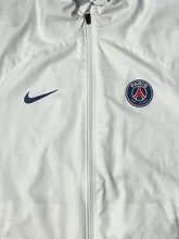 Load image into Gallery viewer, white Nike PSG Paris Saint Germain windbreaker {M}

